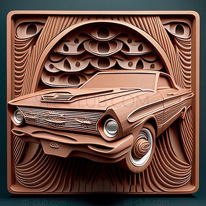 3D мадэль Ford Falcon (STL)